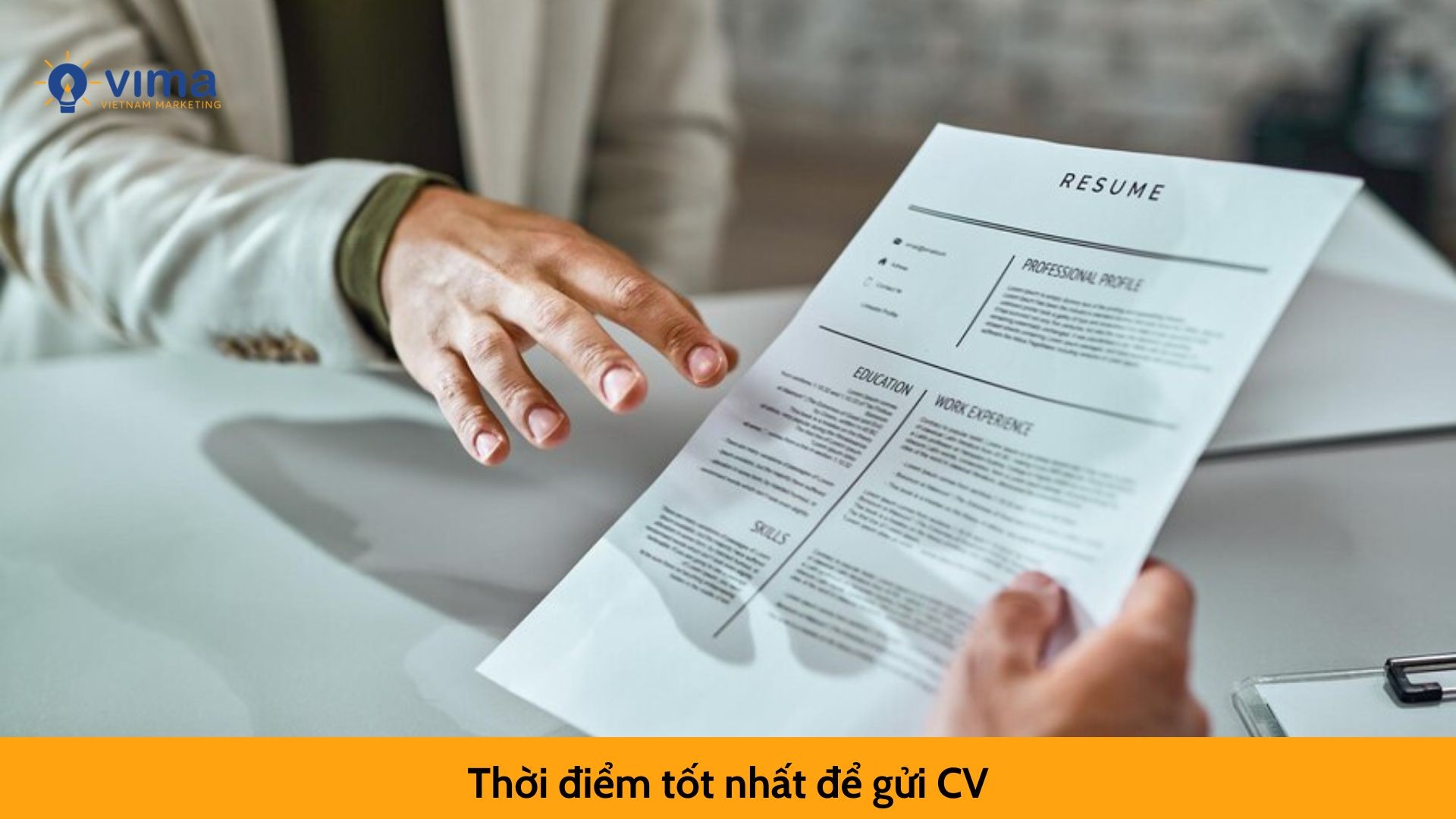 Thời điểm tốt nhất để gửi CV